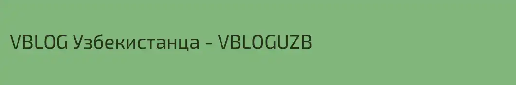 VBLOG Узбекистанца - VBLOGUZB